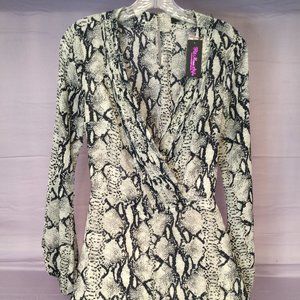 Ark & Co. Snakeskin Romper